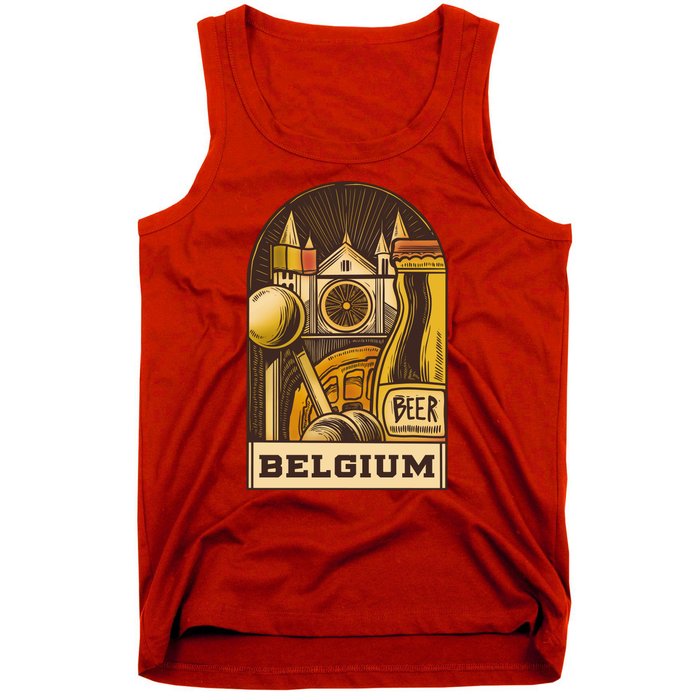 Belgium Beer Europe Tank Top