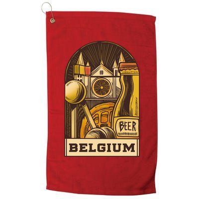 Belgium Beer Europe Golf Towel