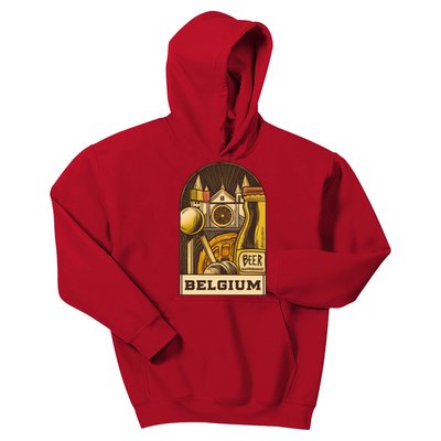 Belgium Beer Europe Kids Hoodie