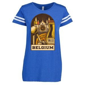 Belgium Beer Europe Enza Ladies Jersey Football T-Shirt