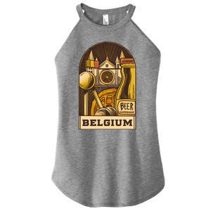 Belgium Beer Europe Women's Perfect Tri Rocker Tank