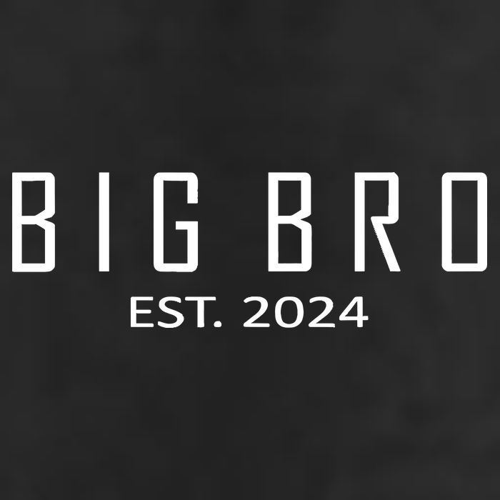 Big Bro Est 2024 Funny First Time Brother Promoted Adult Drive Performance Visor