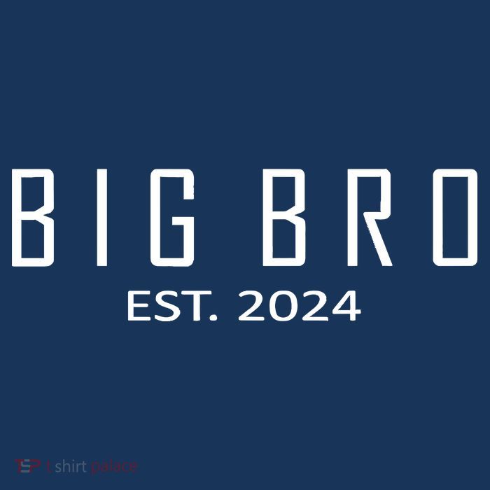 Big Bro Est 2024 Funny First Time Brother Promoted Tall T-Shirt