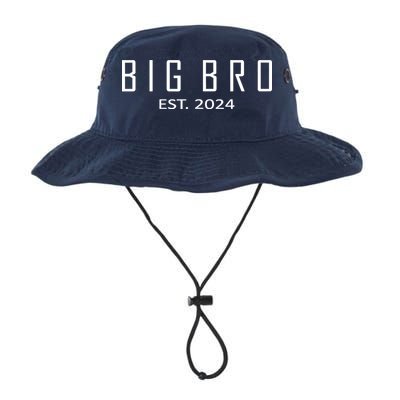 Big Bro Est 2024 Funny First Time Brother Promoted Bucket Hat