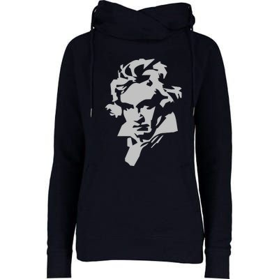 Beethoven Womens Funnel Neck Pullover Hood