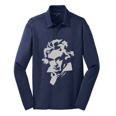 Beethoven Silk Touch Performance Long Sleeve Polo