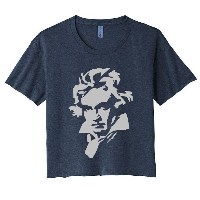 Beethoven Women's Crop Top Tee