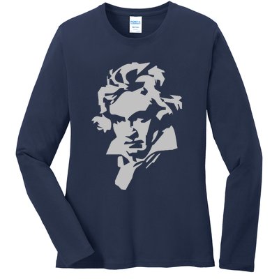 Beethoven Ladies Long Sleeve Shirt