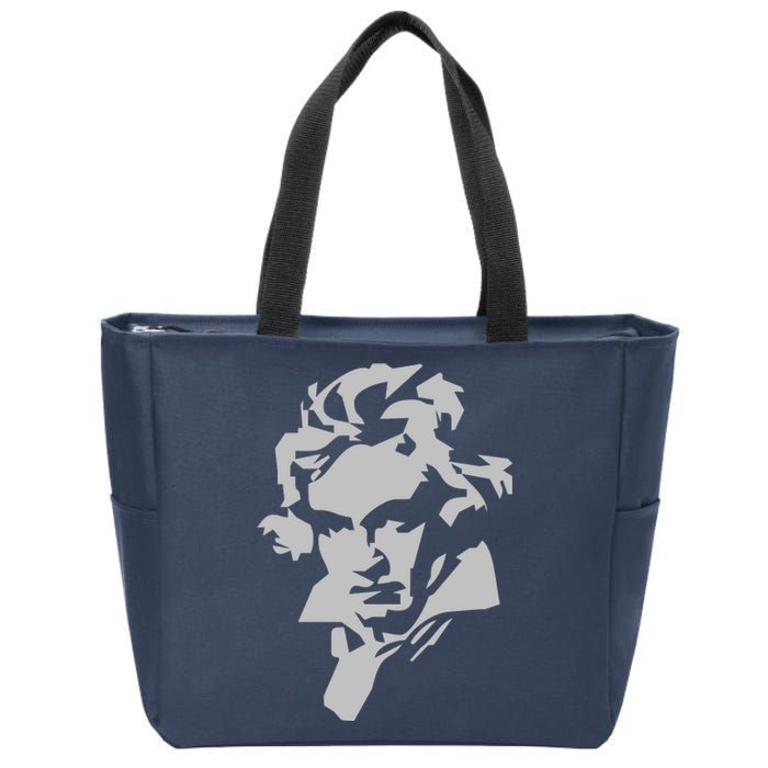 Beethoven Zip Tote Bag