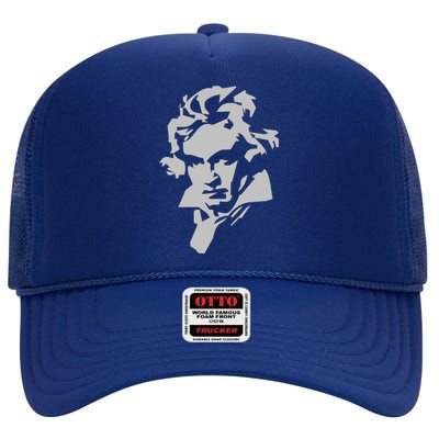 Beethoven High Crown Mesh Back Trucker Hat