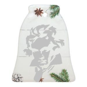 Beethoven Ceramic Bell Ornament