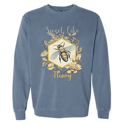 Bee Garment-Dyed Sweatshirt