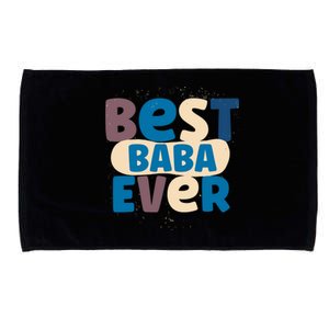 Best Baba Ever Dad Father Persian Arabic Daddy Papa Fathers Gift Microfiber Hand Towel