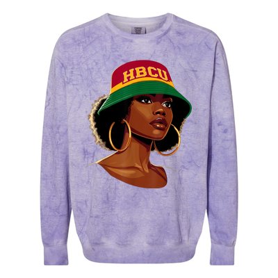 Beautiful Black Educated Hbcu Colorblast Crewneck Sweatshirt