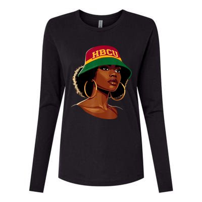 Beautiful Black Educated Hbcu Womens Cotton Relaxed Long Sleeve T-Shirt