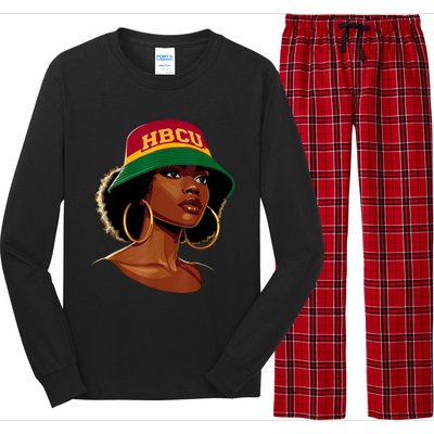 Beautiful Black Educated Hbcu Long Sleeve Pajama Set