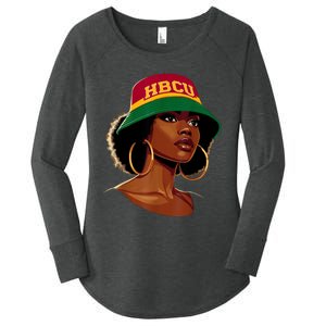 Beautiful Black Educated Hbcu Women's Perfect Tri Tunic Long Sleeve Shirt