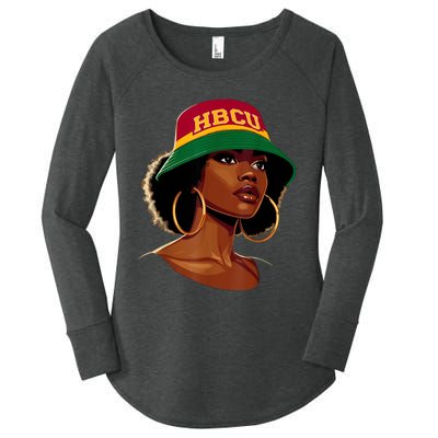 Beautiful Black Educated Hbcu Women's Perfect Tri Tunic Long Sleeve Shirt