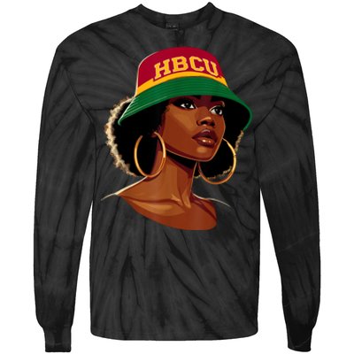 Beautiful Black Educated Hbcu Tie-Dye Long Sleeve Shirt