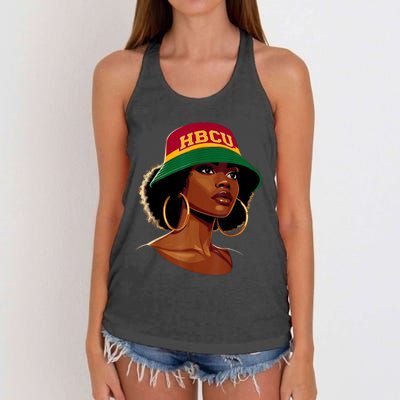 Beautiful Black Educated Hbcu Women's Knotted Racerback Tank