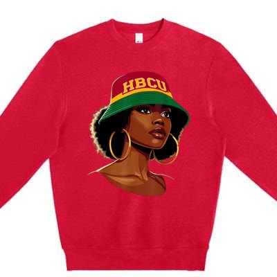 Beautiful Black Educated Hbcu Premium Crewneck Sweatshirt