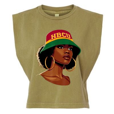 Beautiful Black Educated Hbcu Garment-Dyed Women's Muscle Tee