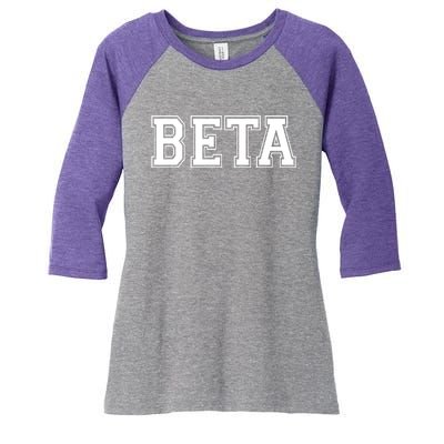 Beta Women's Tri-Blend 3/4-Sleeve Raglan Shirt