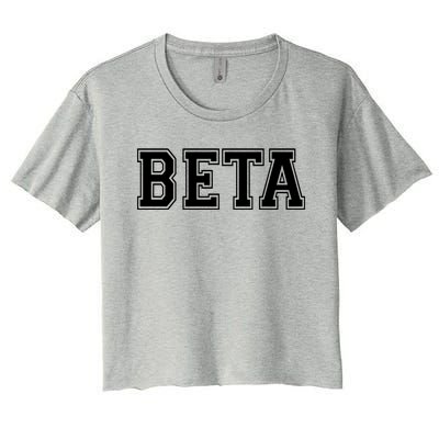 Beta Women's Crop Top Tee