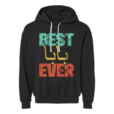 Best Baba Ever Fathers Day Grandfather Grandpa Grandparent Garment-Dyed Fleece Hoodie