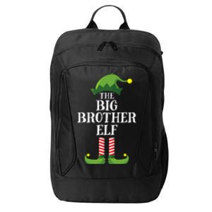 Big Brother Elf Matching Family Group Christmas Party Pyjamas City Backpack