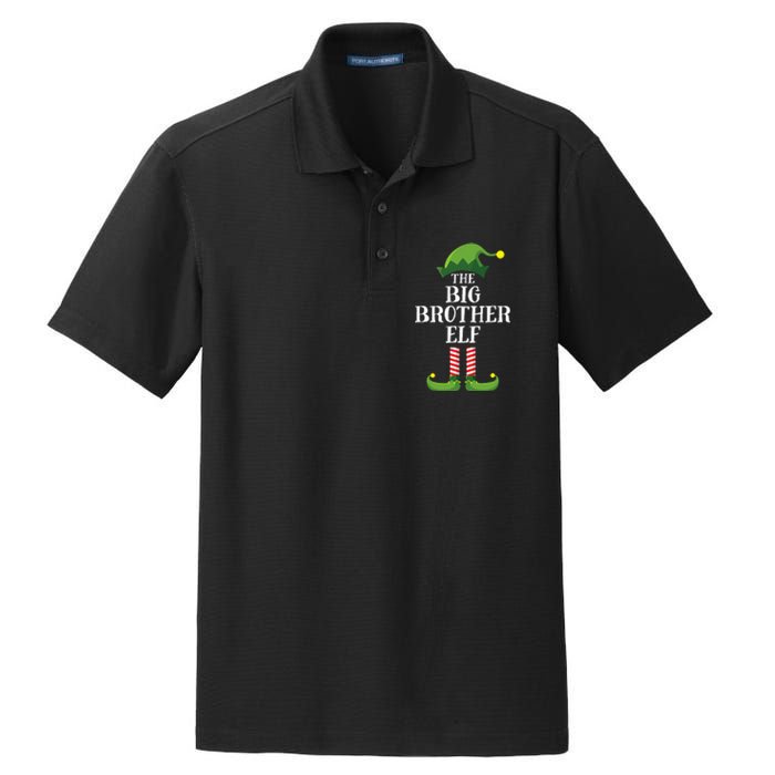 Big Brother Elf Matching Family Group Christmas Party Pyjamas Dry Zone Grid Polo