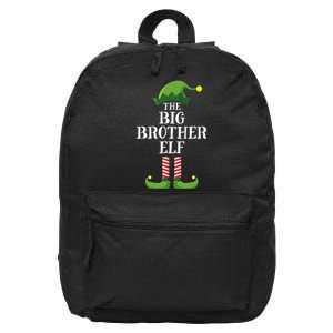 Big Brother Elf Matching Family Group Christmas Party Pyjamas 16 in Basic Backpack