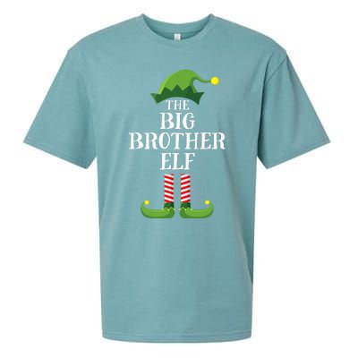 Big Brother Elf Matching Family Group Christmas Party Pyjamas Sueded Cloud Jersey T-Shirt