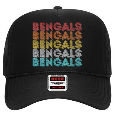 B.E.N.G.A.L.S High Crown Mesh Back Trucker Hat