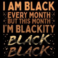 Blackity Black Every Month Black History BHM BLM African Cooling Performance Crew T-Shirt