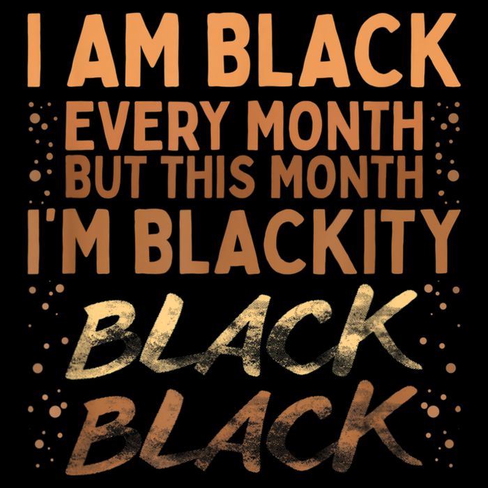 Blackity Black Every Month Black History BHM BLM African Cooling Performance Crew T-Shirt