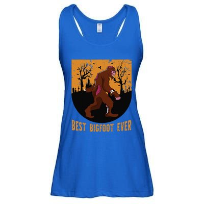 Best Bigfoot Ever Best Halloween Bigfoot Costume Gift Cute Ladies Essential Flowy Tank