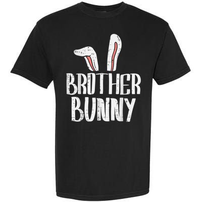 Brother Bunny Ears Cute Easter Family Matching Big Brother Garment-Dyed Heavyweight T-Shirt