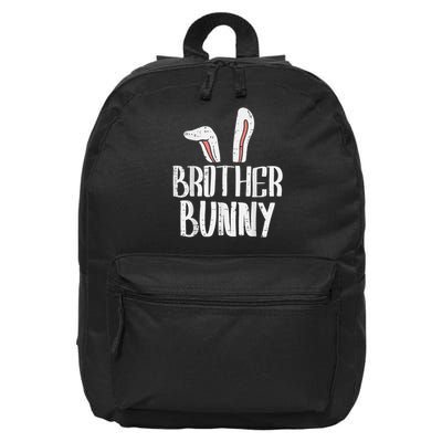 Brother Bunny Ears Cute Easter Family Matching Big Brother 16 in Basic Backpack
