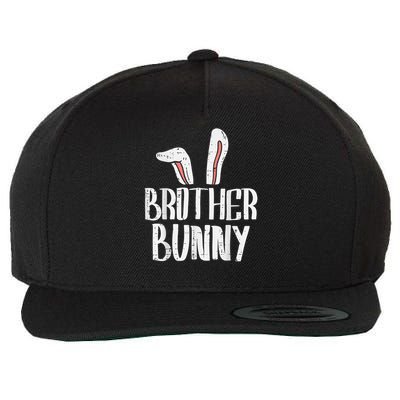 Brother Bunny Ears Cute Easter Family Matching Big Brother Wool Snapback Cap