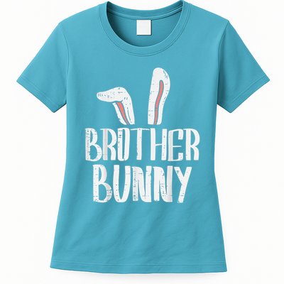 Brother Bunny Ears Cute Easter Family Matching Big Brother Womens T-Shirt