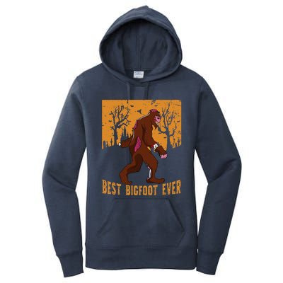 Best Bigfoot Ever Best Halloween Bigfoot Costume Gift Women's Pullover Hoodie