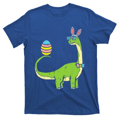 Brontosaurus Bunny Ears Egg Easter Day Dinosaur Dino Gift T-Shirt