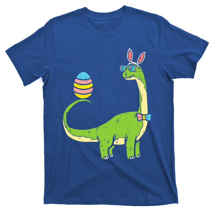 Brontosaurus Bunny Ears Egg Easter Day Dinosaur Dino Gift T-Shirt