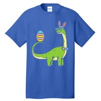 Brontosaurus Bunny Ears Egg Easter Day Dinosaur Dino Gift Tall T-Shirt