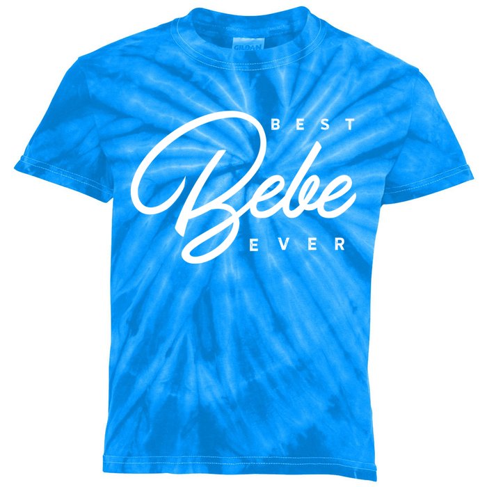 Best Bebe Ever Gift Kids Tie-Dye T-Shirt