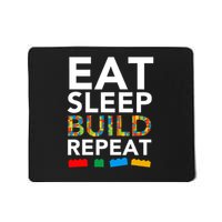 Building Blocks Eat Sleep Build Repeat Mousepad