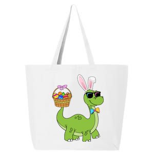 Brontosaurus Bunny Ears Egg Easter Day Dinosaur Dino Cute Gift 25L Jumbo Tote