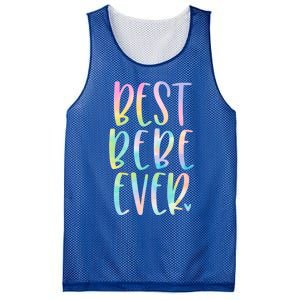 Best Bebe Ever Funny Gift Mother's Day Tie Dye Gift Mesh Reversible Basketball Jersey Tank