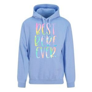 Best Bebe Ever Funny Gift Mother's Day Tie Dye Gift Unisex Surf Hoodie